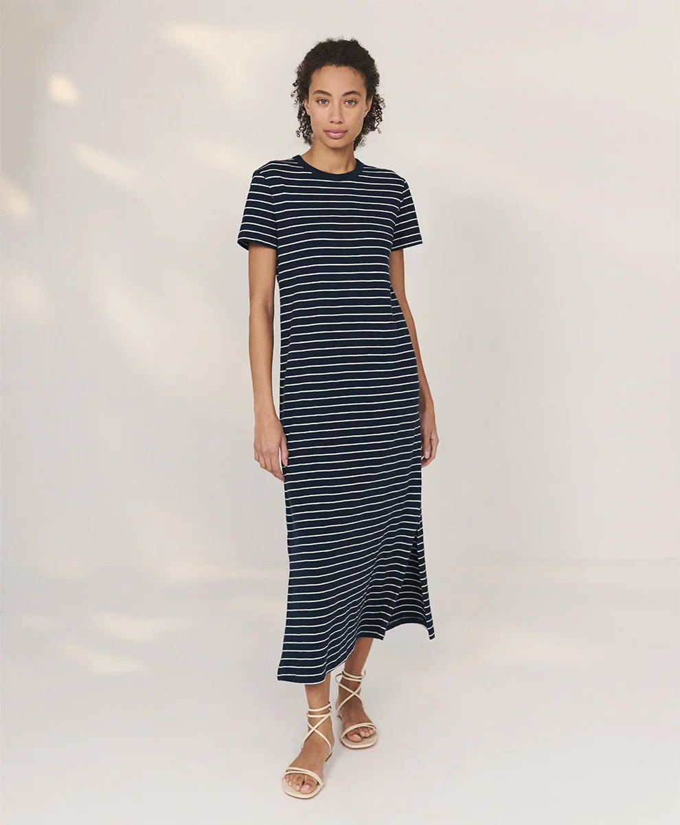 clearance soft-slub essential easy tee maxi dress