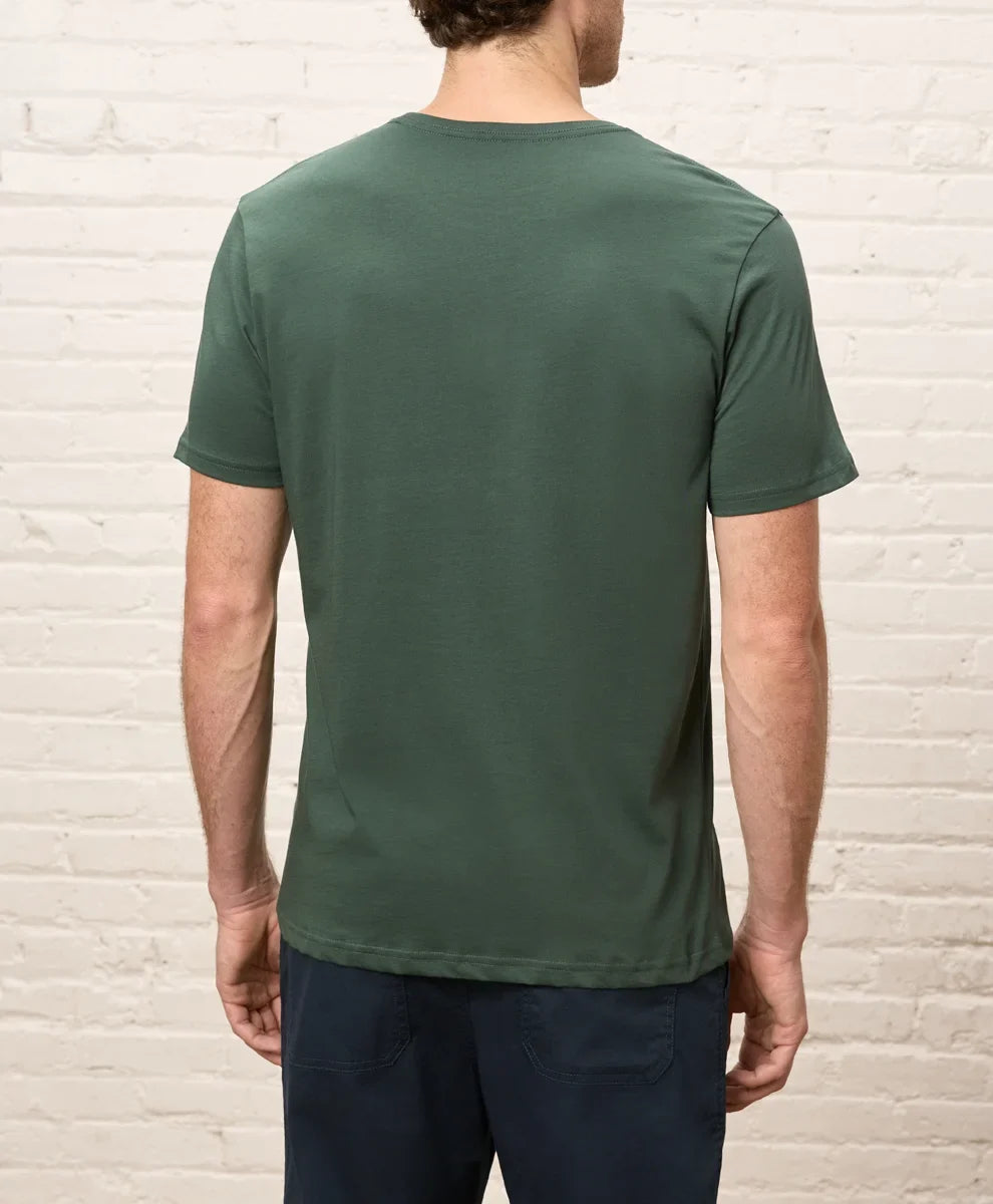 softspun essential pocket crew tee