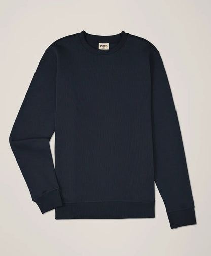 brushed fleece crew sweatshirt