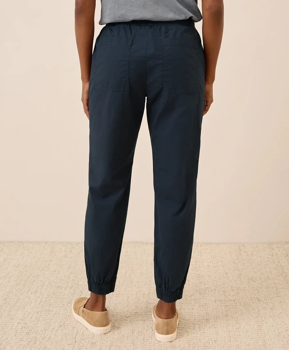 clearance stretch poplin jogger