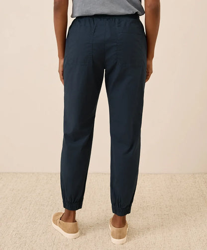clearance stretch poplin jogger