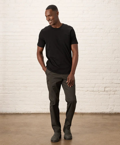 softspun essential pocket crew tee