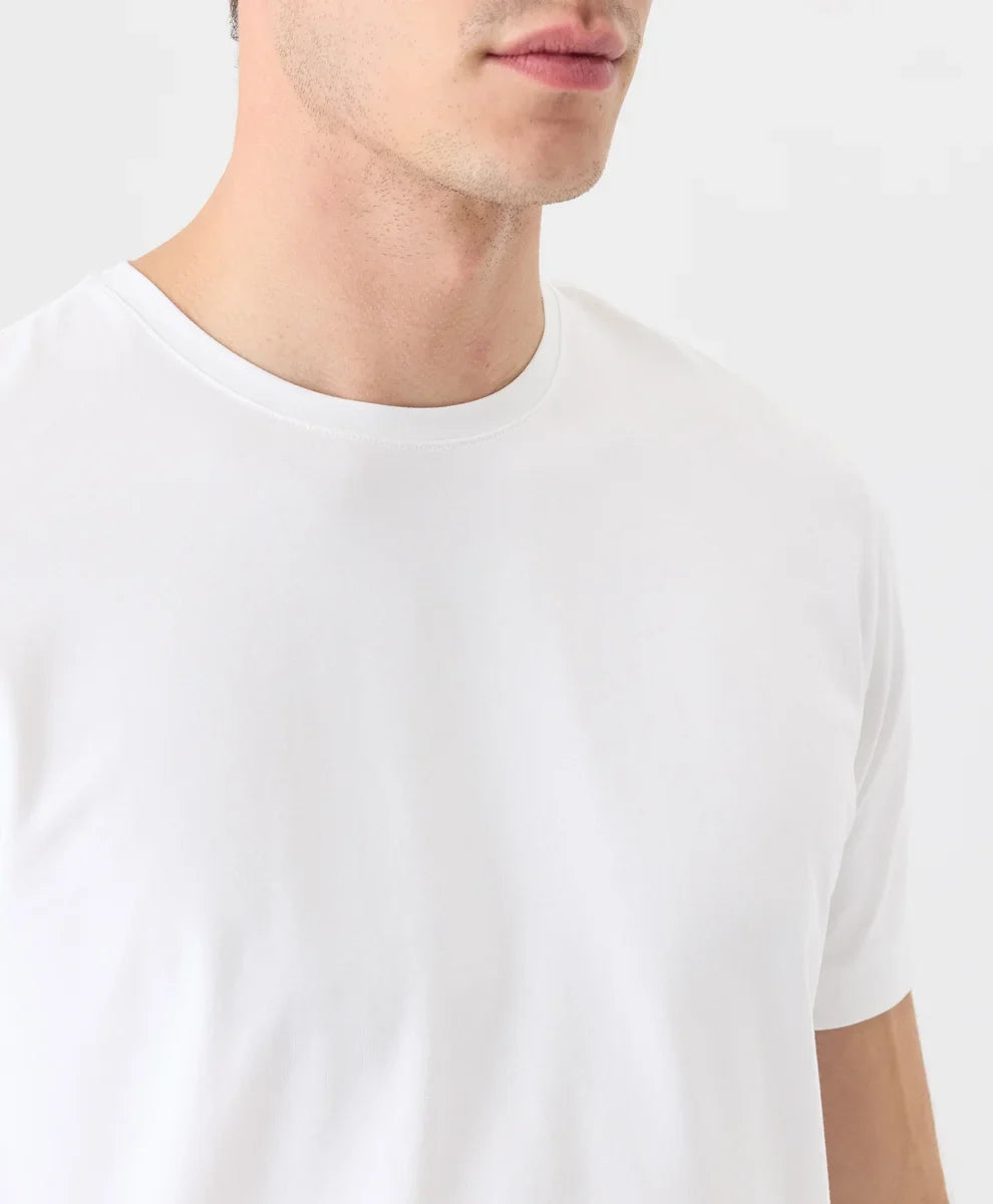 luxe essential classic fit crewneck tee