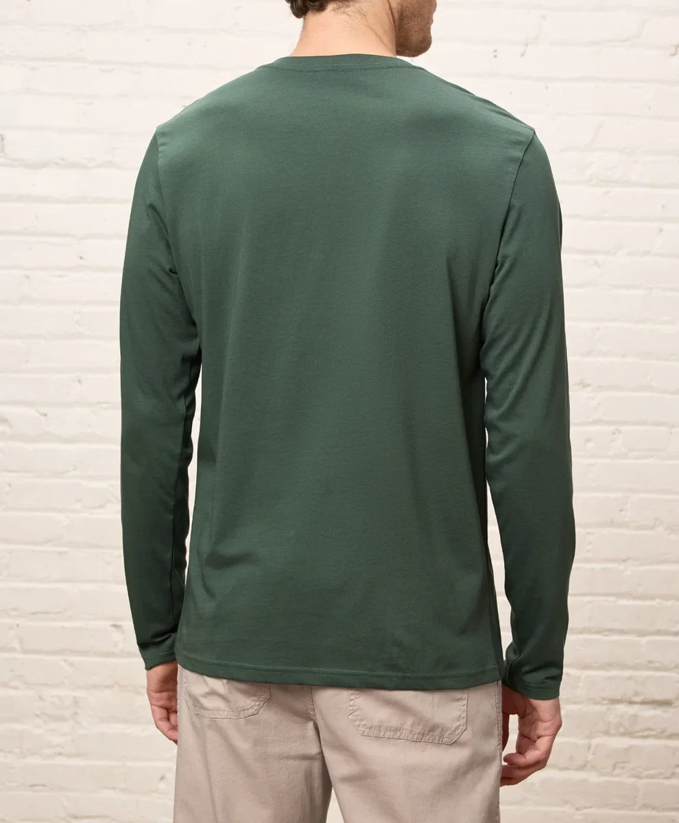 softspun long sleeve henley