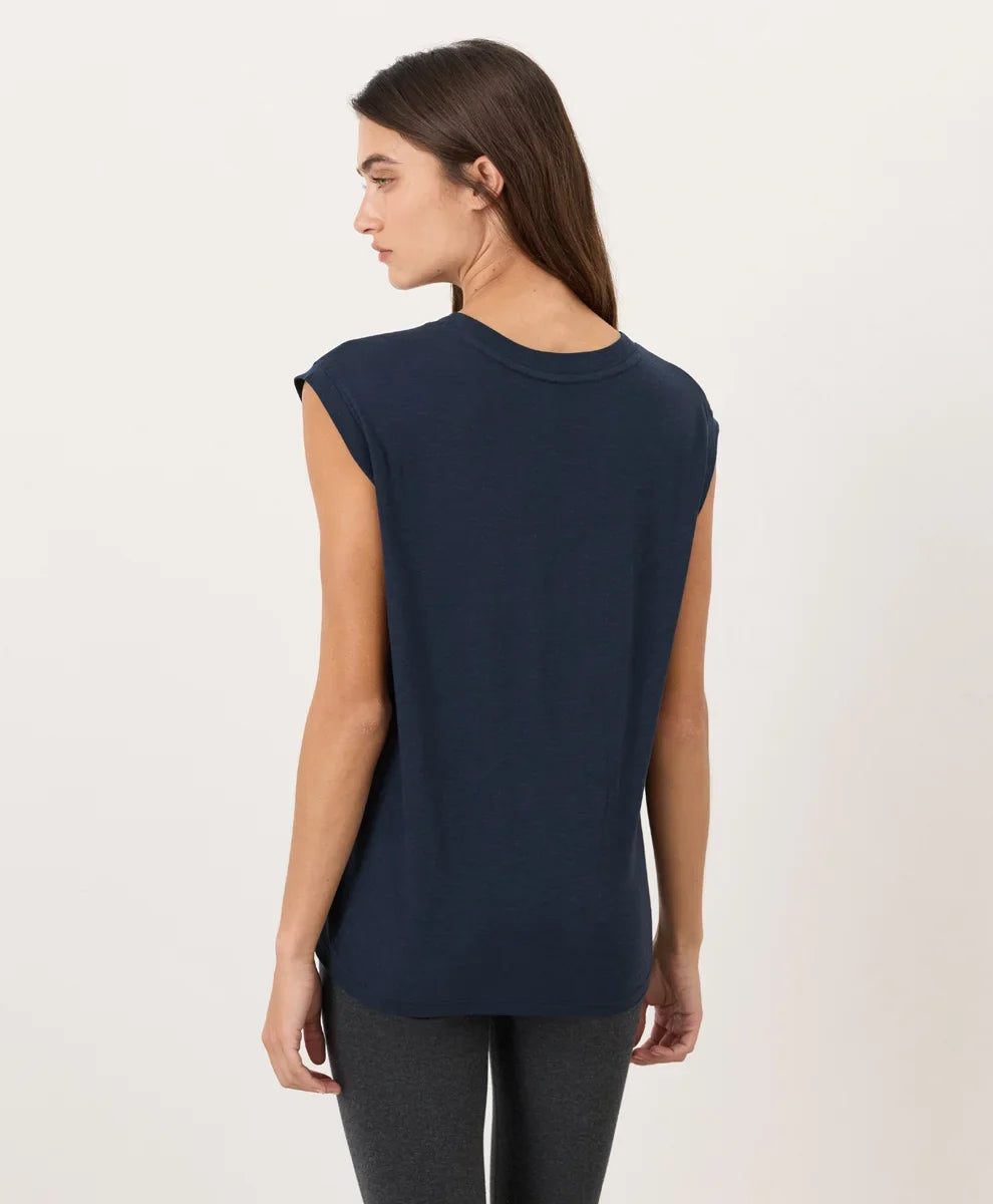 clearance featherweight slub relaxed muscle tee