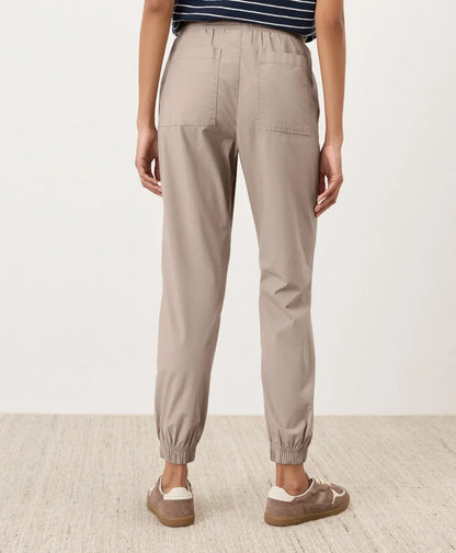 clearance stretch poplin jogger