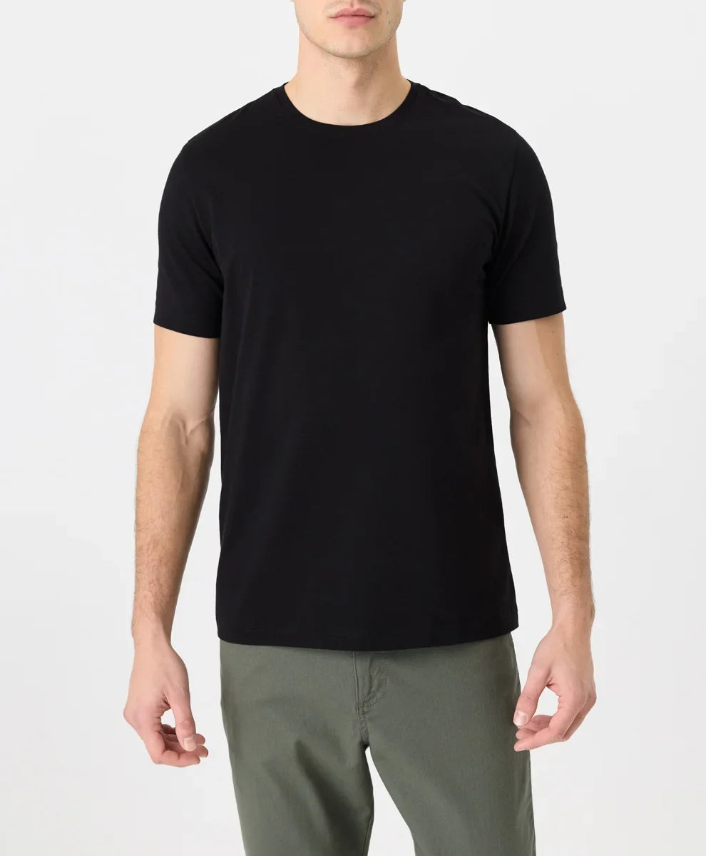 luxe essential classic fit crewneck tee