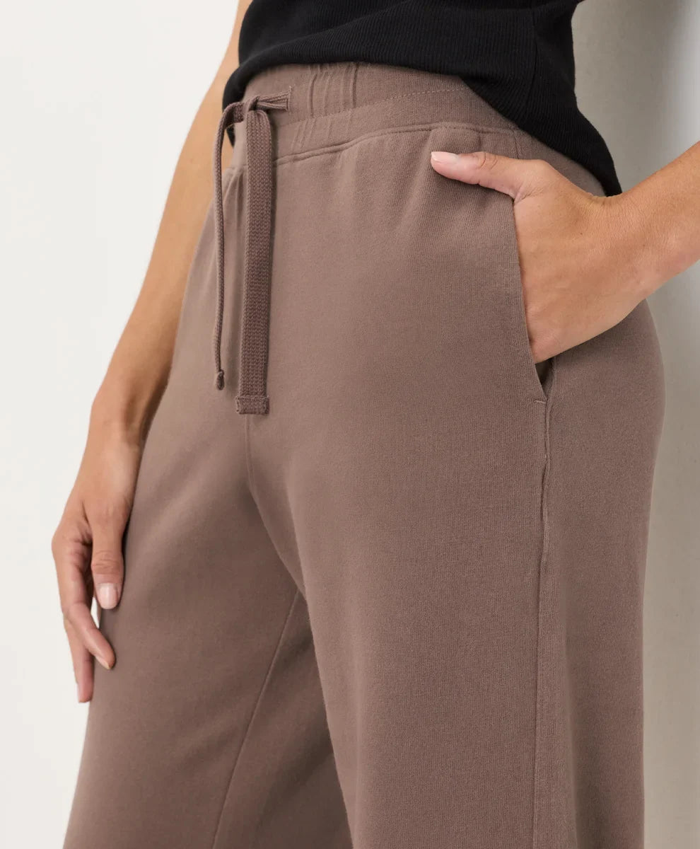 cloudknit wide leg pant