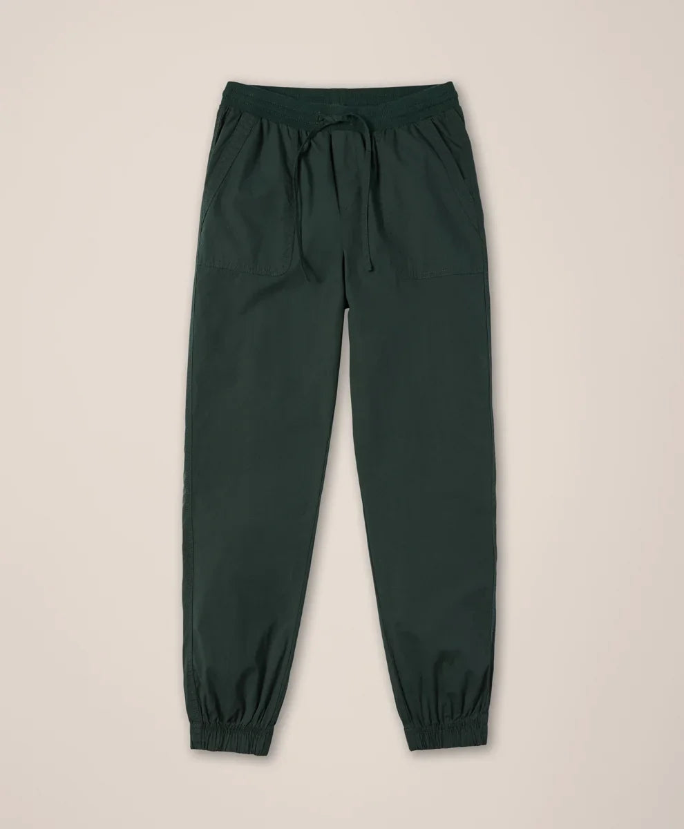 clearance stretch poplin jogger
