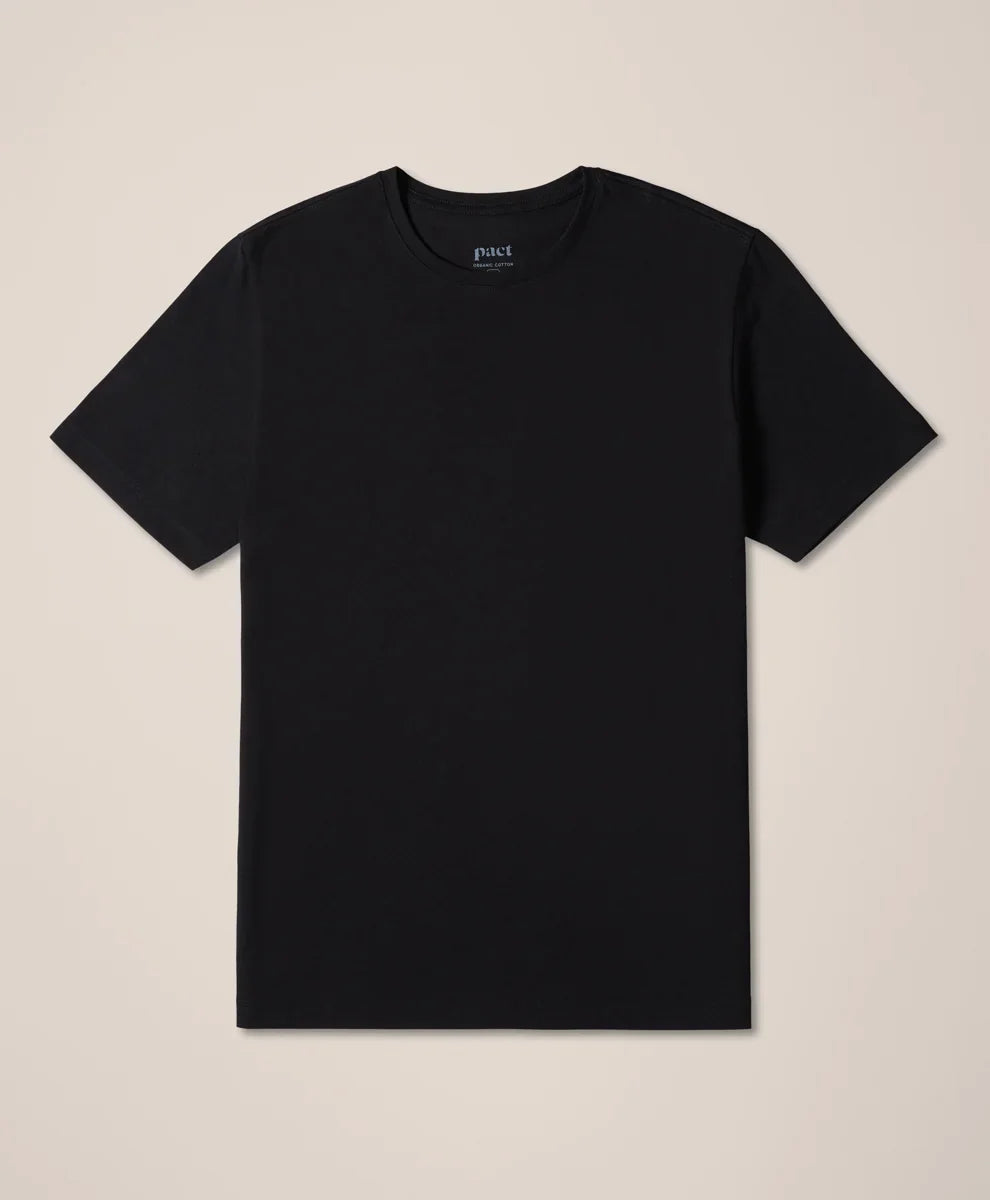 luxe essential classic fit crewneck tee