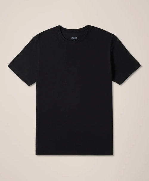 luxe essential classic fit crewneck tee