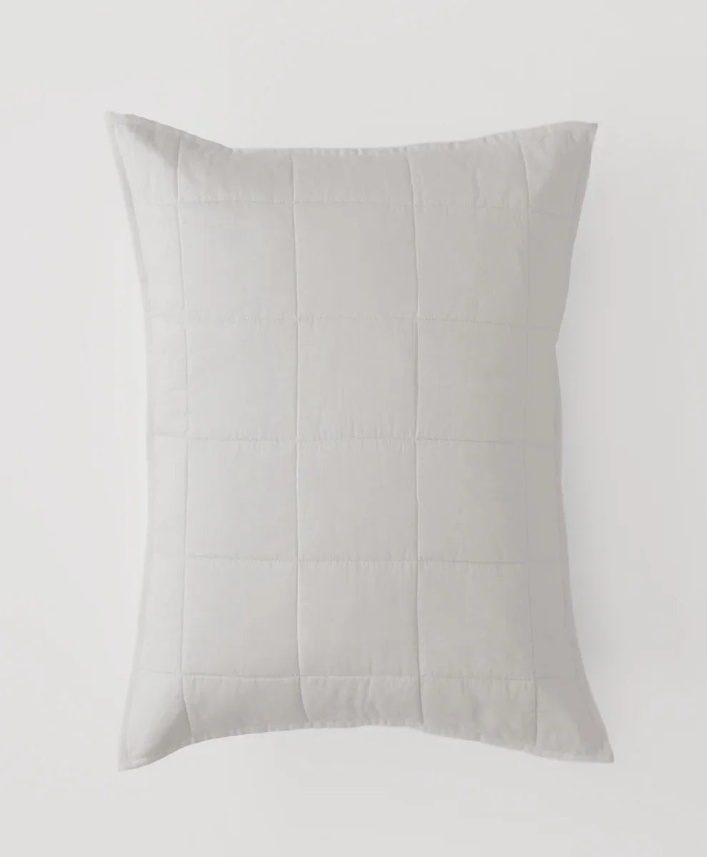 organic quilted sham 2-pack