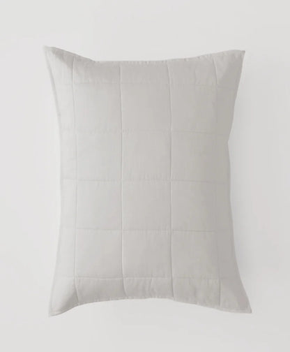 organic quilted sham 2-pack