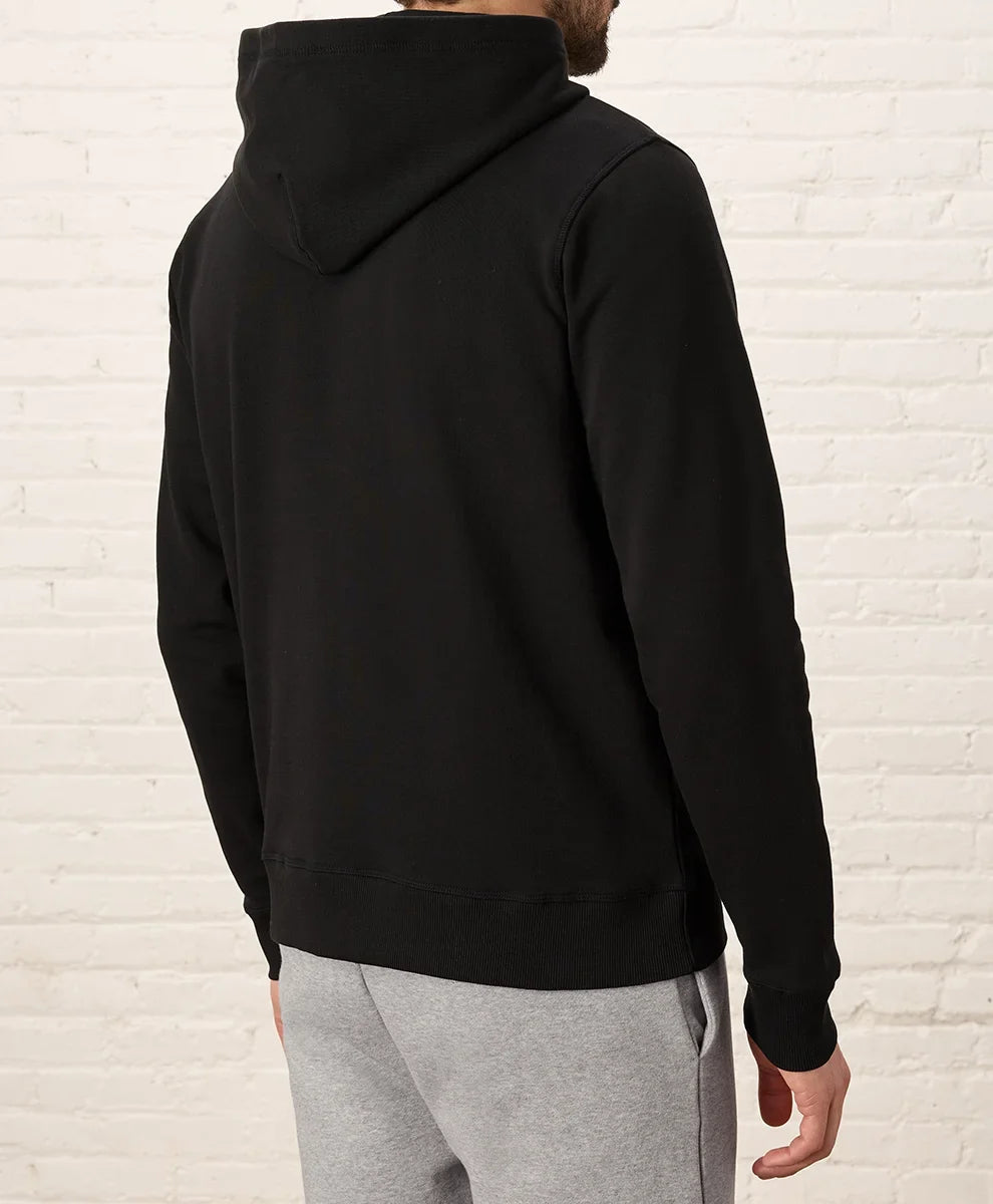 brushed fleece pullover hoodie