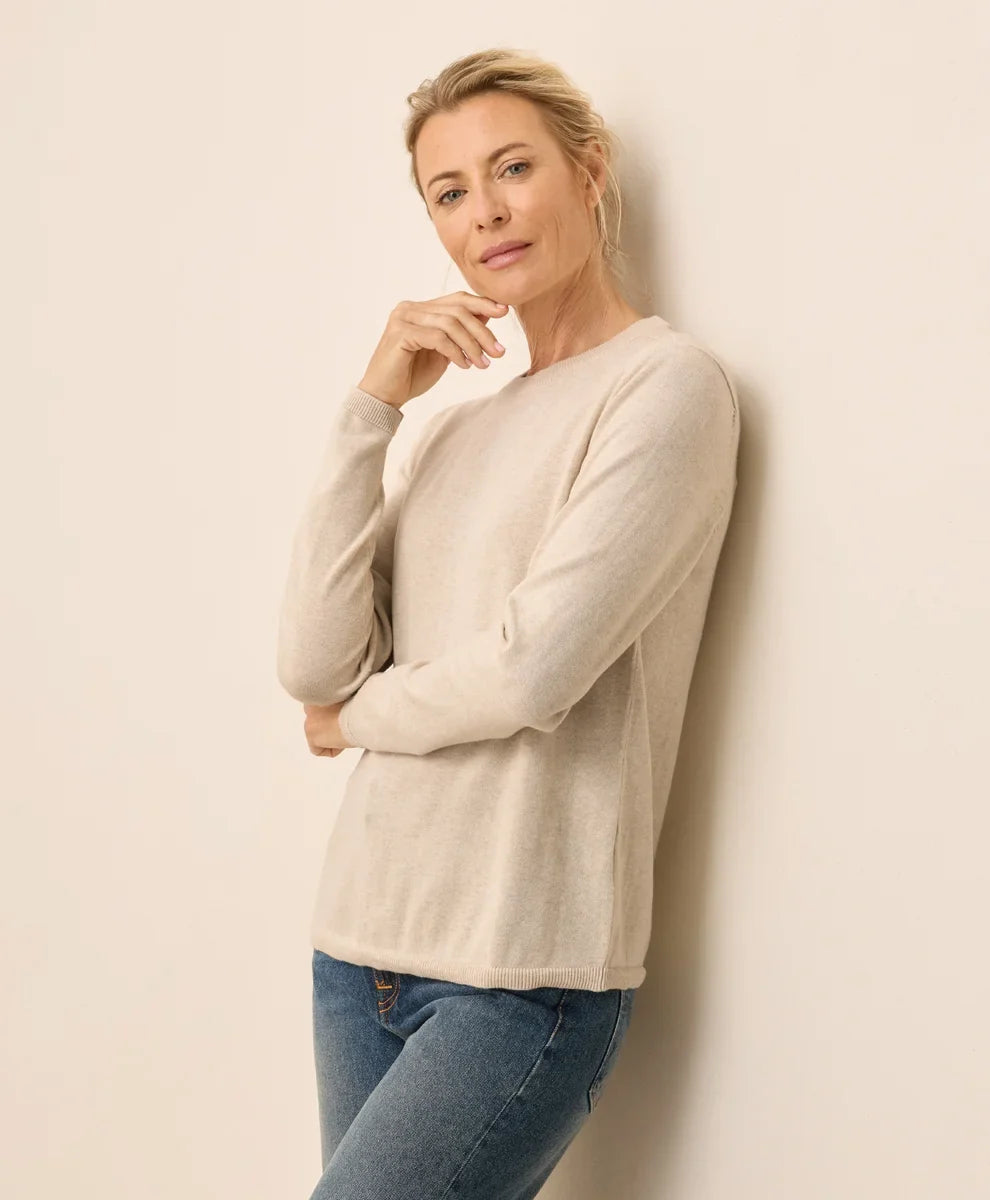 clearance classic fine knit crew sweater