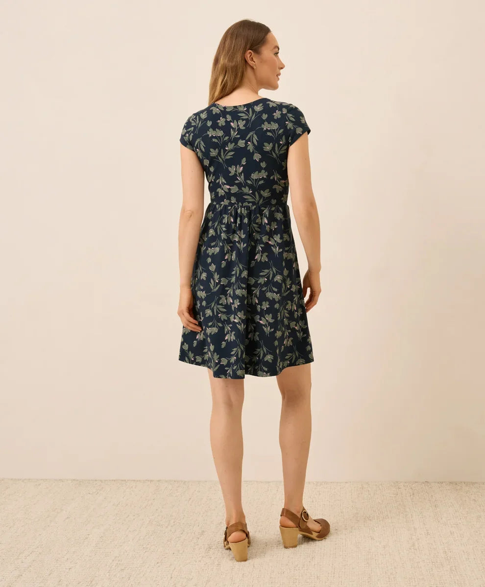 clearance fit & flare crossover dress