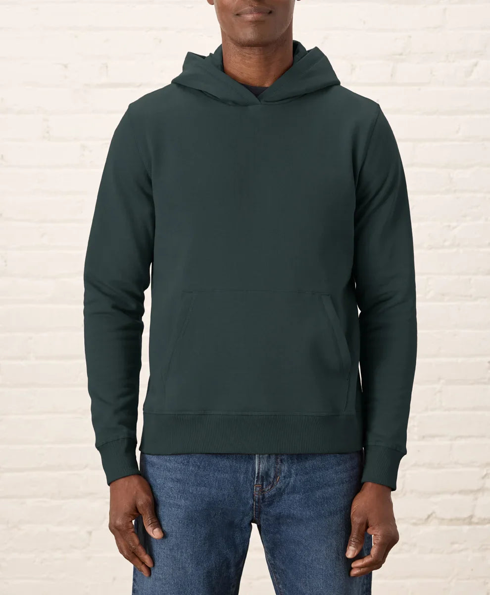 brushed fleece pullover hoodie