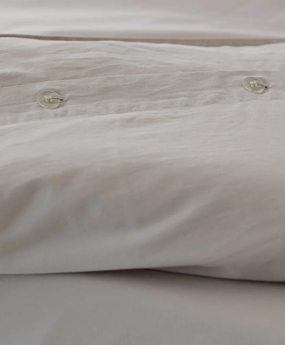 organic room service sateen duvet cover