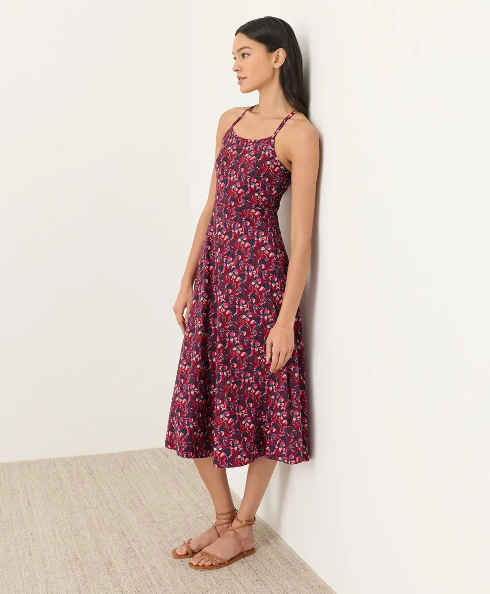 clearance fit & flare midi dress