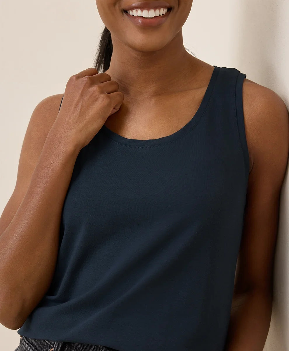 clearance luxe stretch jersey tank