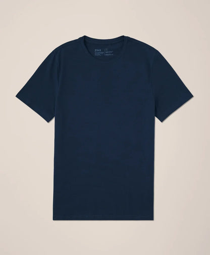 luxe essential slim fit crewneck tee
