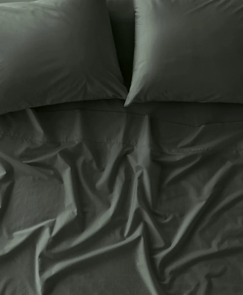 organic cool-air percale fitted sheet