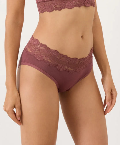 lace waist brief