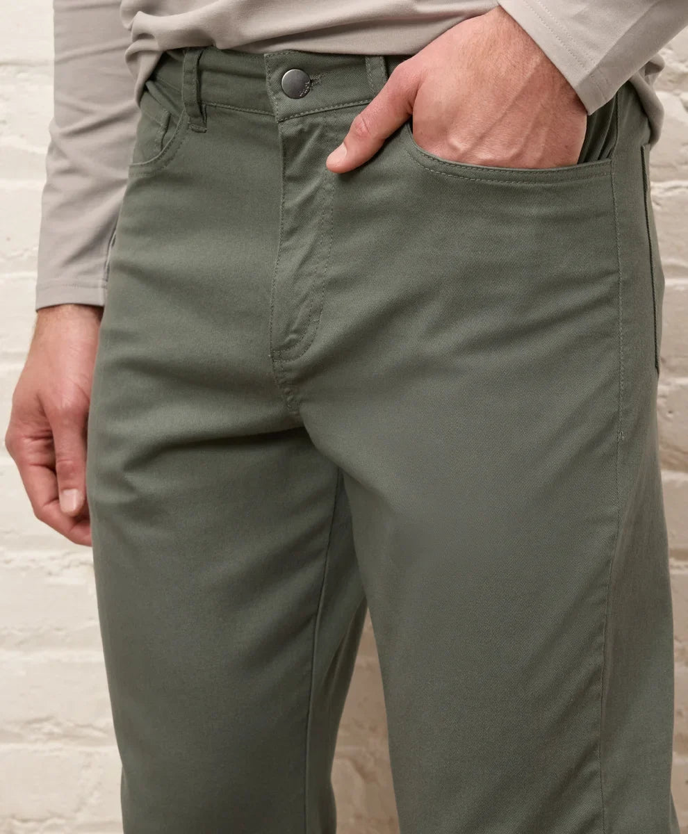 stretch twill 5-pocket pant