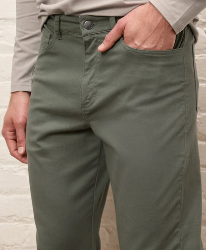 stretch twill 5-pocket pant