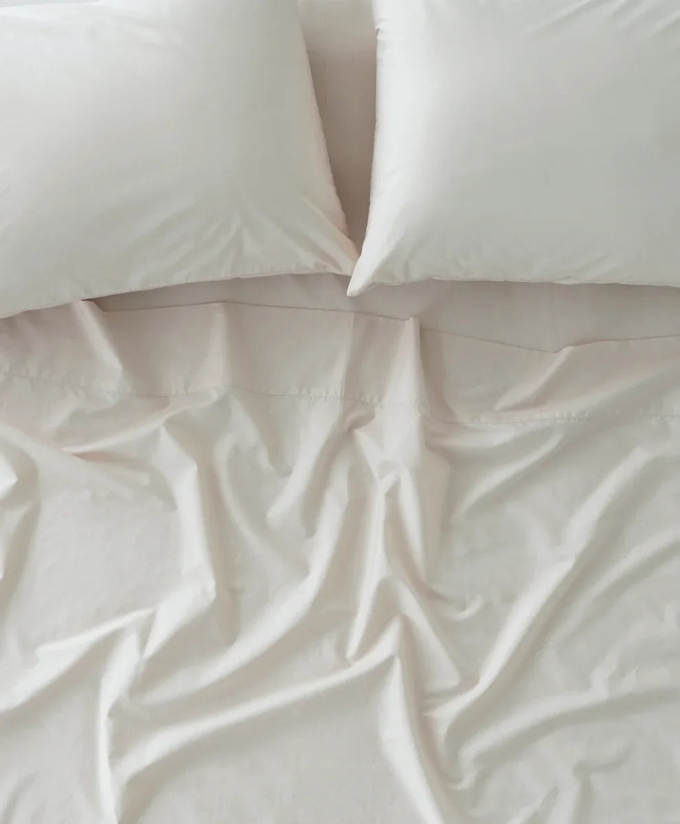 organic cool-air percale fitted sheet