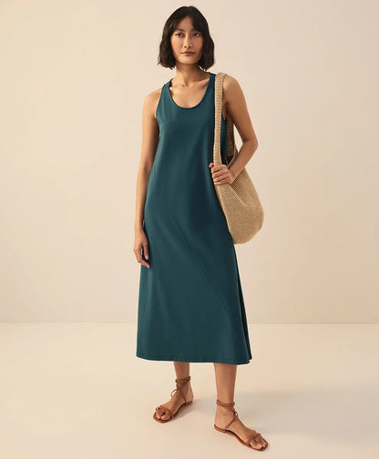 fit & flare relaxed tank dress