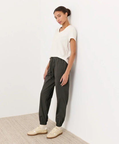 clearance stretch poplin jogger
