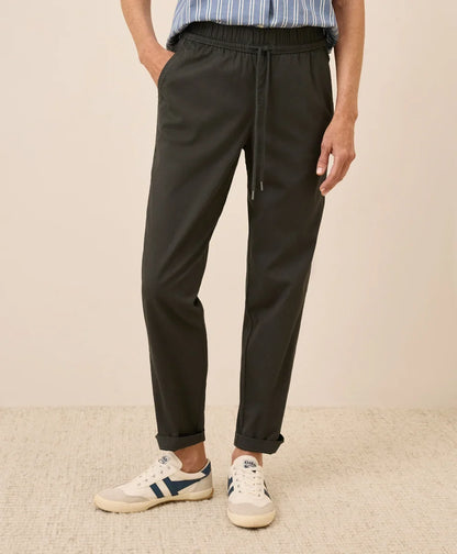 clearance daily twill ultra-high rise tapered pant