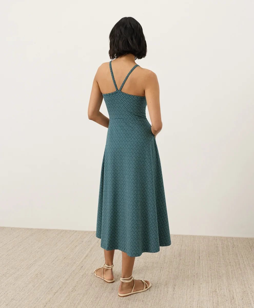 clearance fit & flare midi dress
