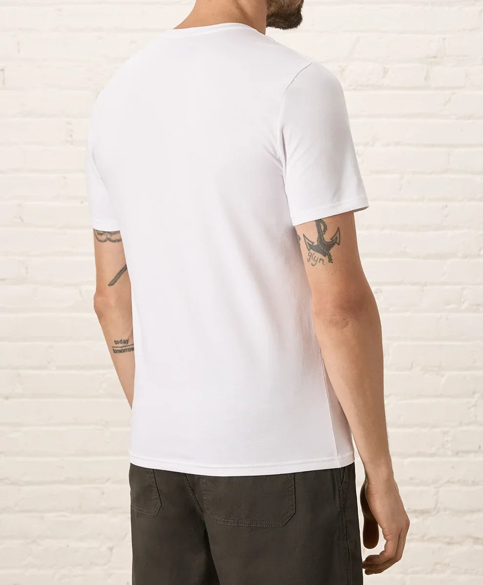 luxe essential slim fit crewneck tee