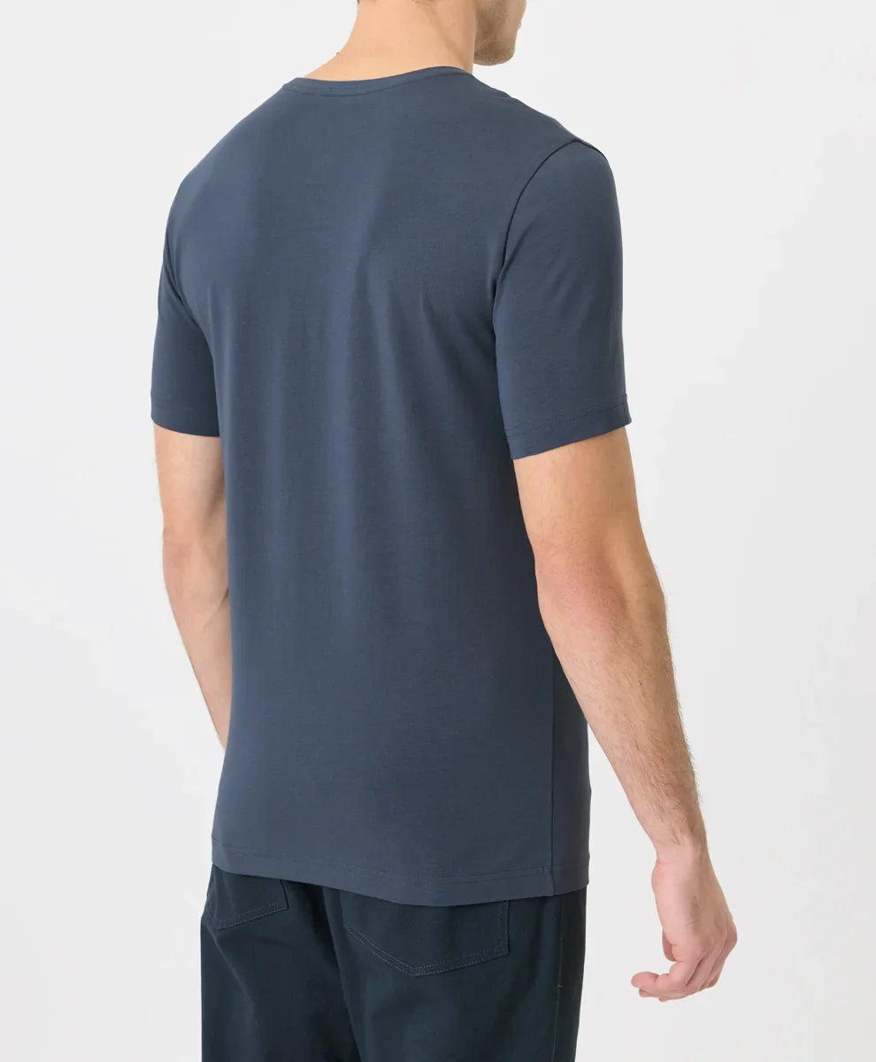 luxe essential slim fit crewneck tee