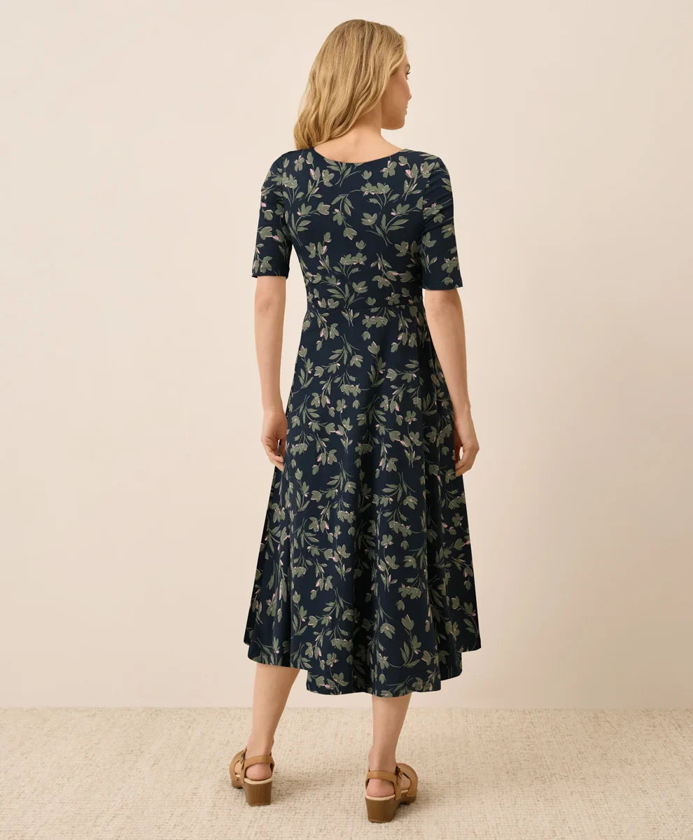 clearance fit & flare signature scoop dress
