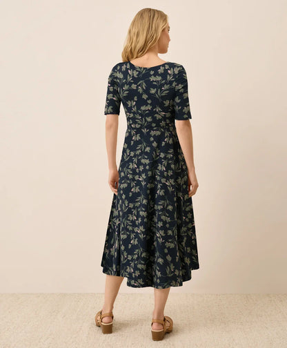 clearance fit & flare signature scoop dress