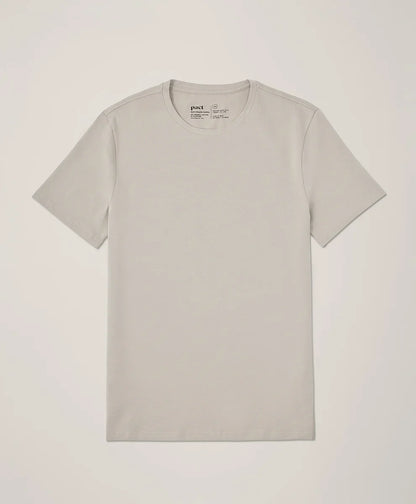 luxe essential slim fit crewneck tee