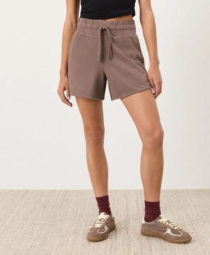 clearance cloudknit curved hem short