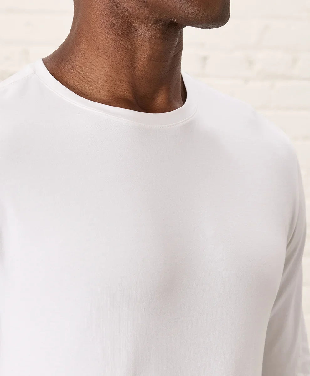 luxe essential slim long sleeve tee