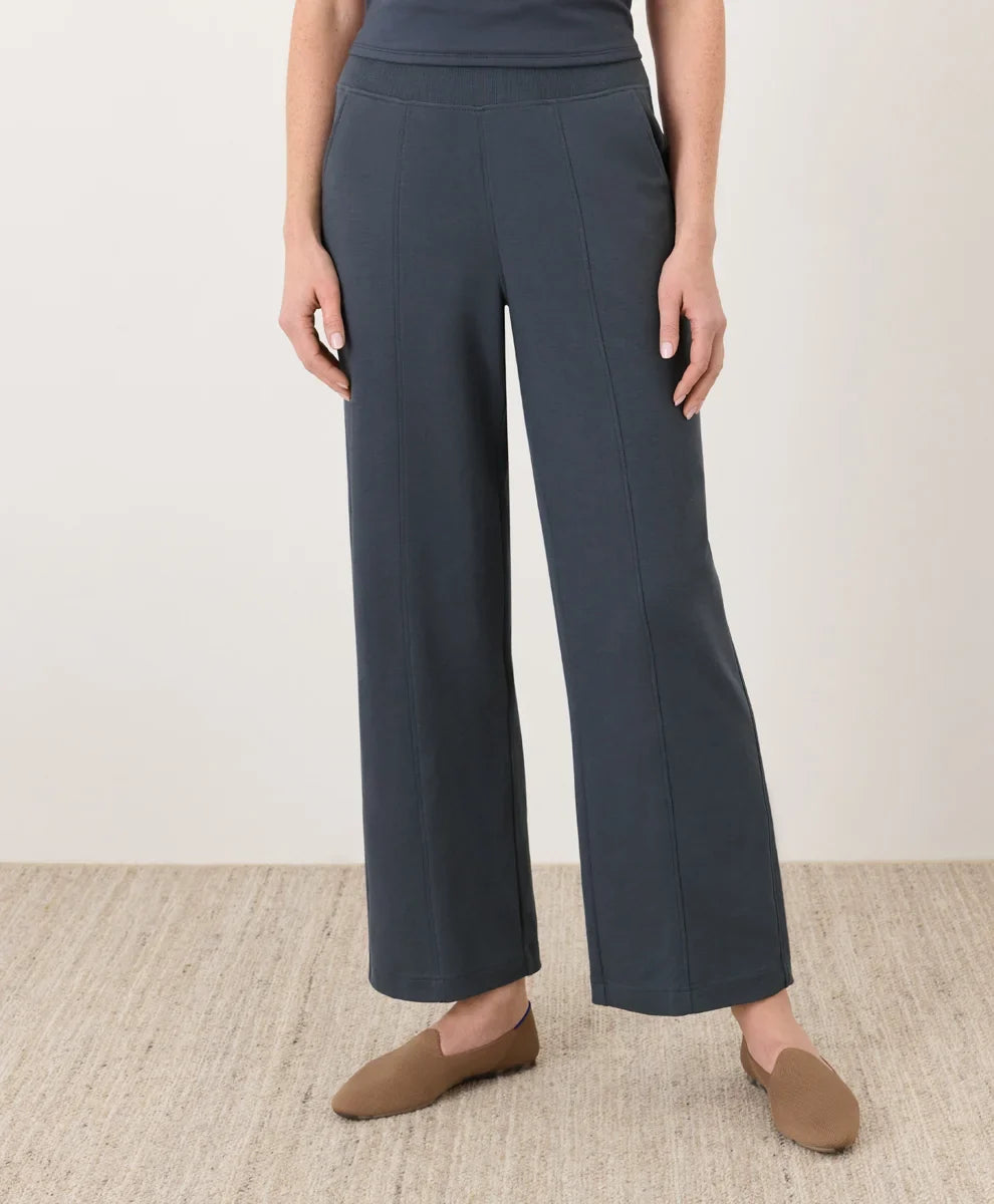 clearance airplane pintuck wide leg pant