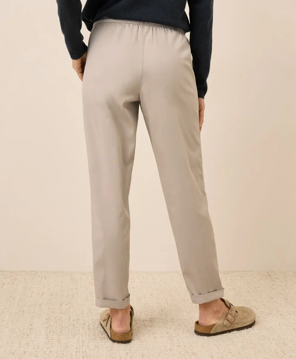 clearance daily twill ultra-high rise tapered pant