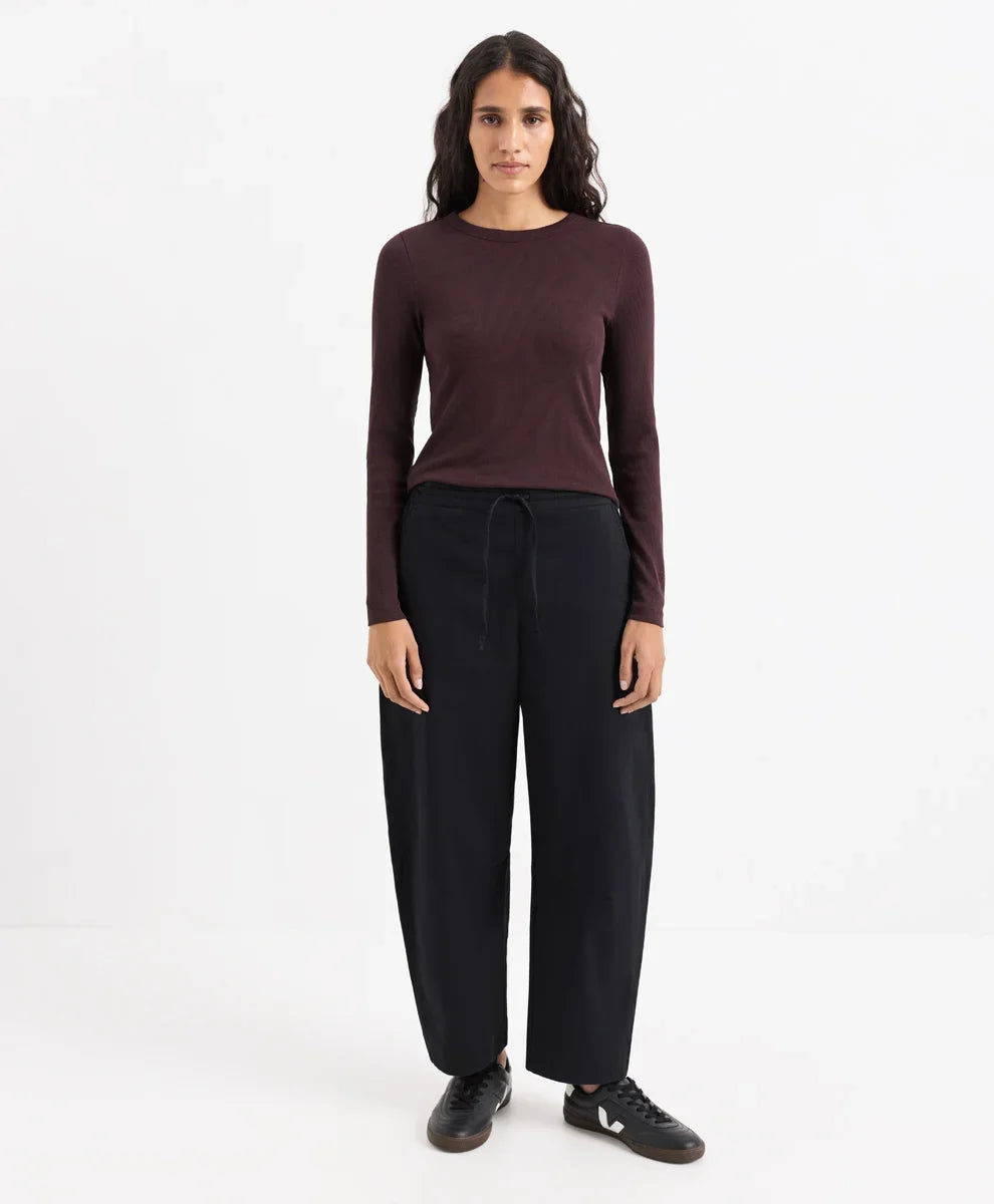 perfect rib crewneck long sleeve tee