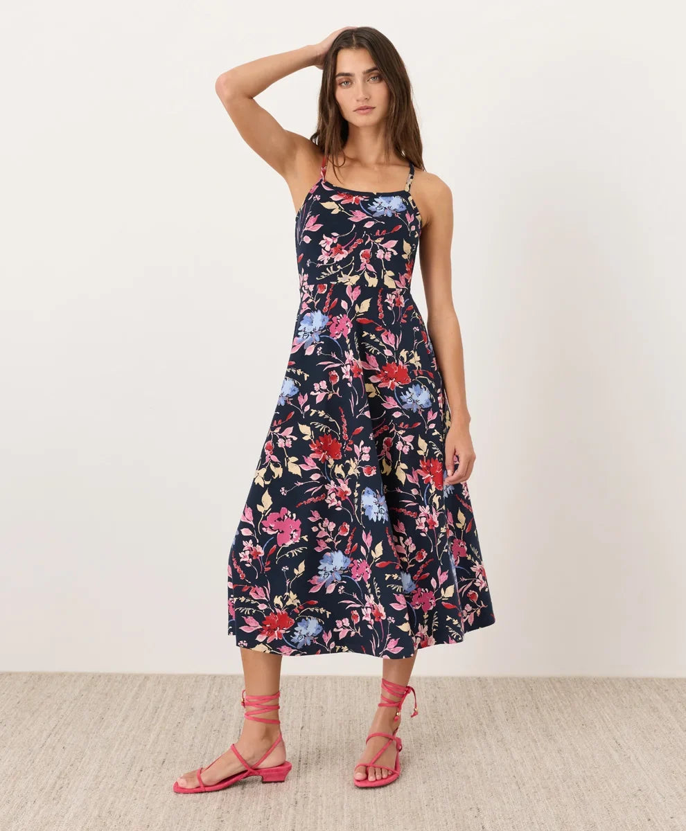 fit & flare midi dress