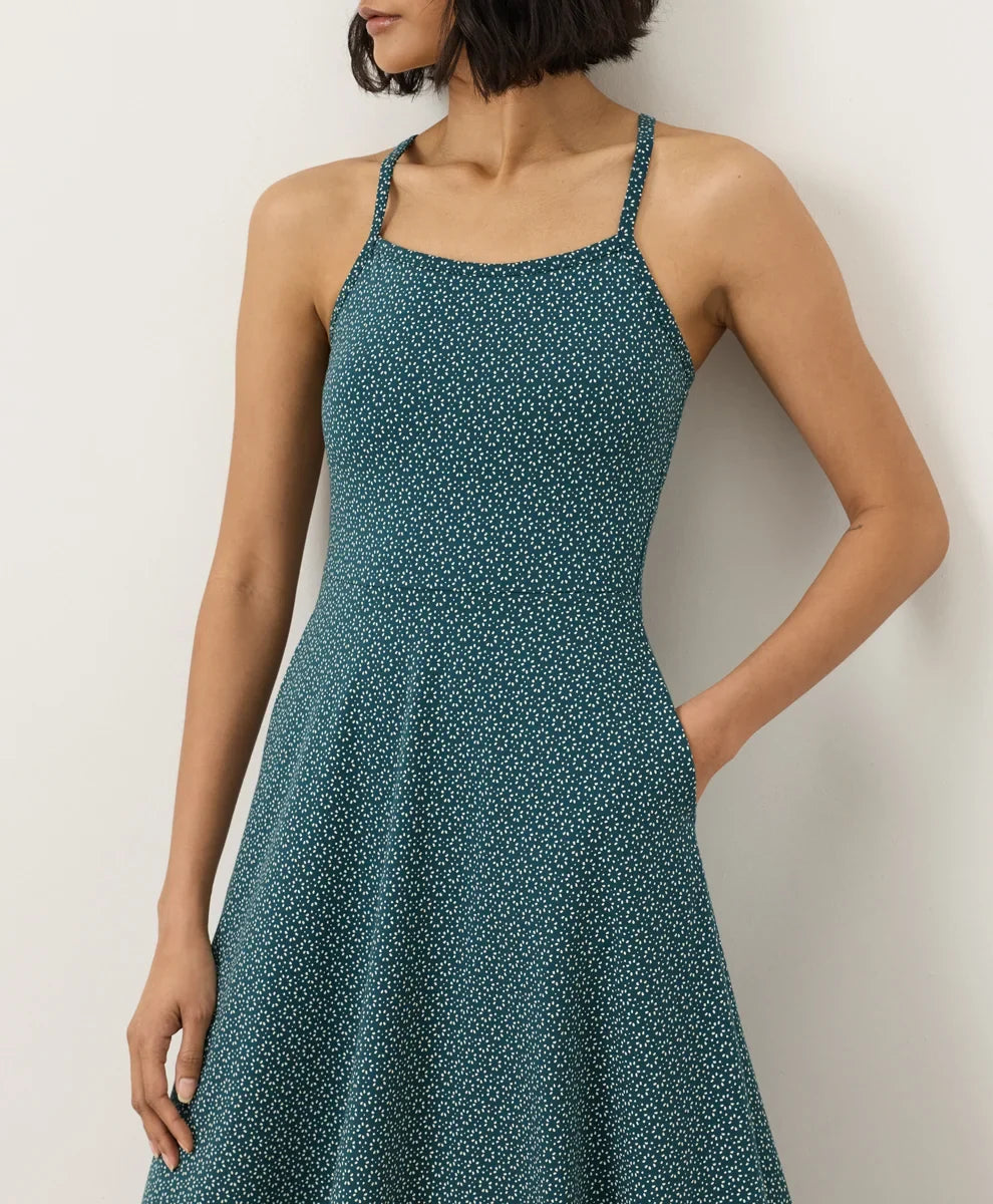 clearance fit & flare midi dress
