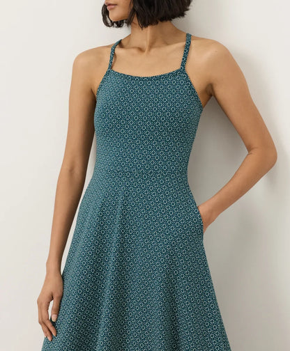 clearance fit & flare midi dress