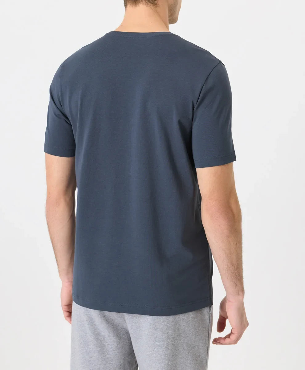 luxe essential classic fit crewneck tee