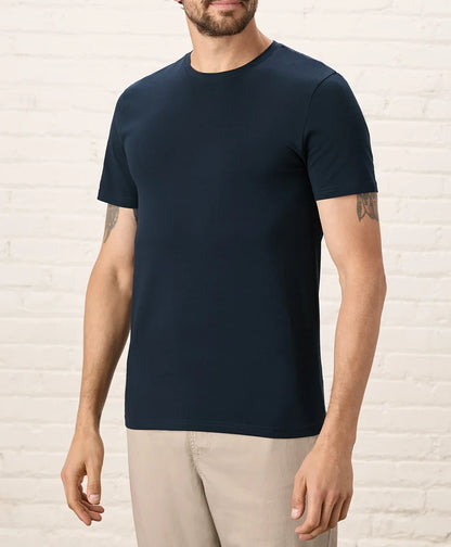 luxe essential slim fit crewneck tee