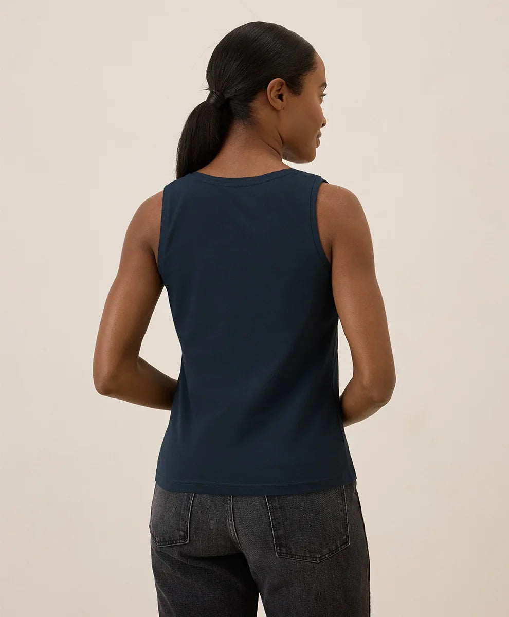 clearance luxe stretch jersey tank